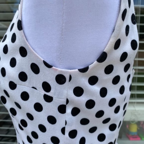 🚀SOLD🧨Mid 2000's Betsey Johnson White w/ Black polka dot - Picture 7 of 16